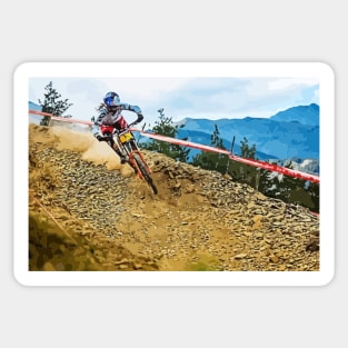 Rachel Atherton Painting Sticker